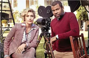  ??  ?? Two of this year’s Oscar nominated directors Greta Gerwig (left), who directed Lady Bird and Jordan Peele who directed Get Out. Photo: Vanity Fair