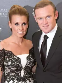  ??  ?? Allegation­s: Wayne Rooney with wife Coleen