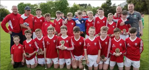  ??  ?? The Under-13 Cup winners from Moyne Rangers.