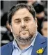  ?? BILD: SN/APA/AFP ?? Fühlt sich als politische­r Häftling: Oriol Junqueras.