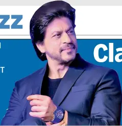 Shah Rukh Khan wears Audemars Piguet's blue Royal Oak Perpetual