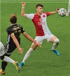  ?? Foto: Alexandr Satinský, MAFRA ?? Pauza V dresu Slavie si dá Patrik Hellebrand minimálně půlroční pauzu. V zimě si ho mistr může z hostování stáhnout.