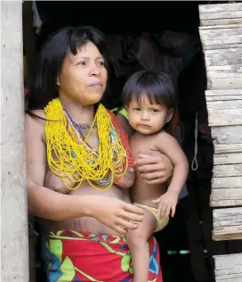  ?? FOTO ?? Los pueblos indígenas, como los emberá (en la foto), consideran que no deben ser excluidos de la implementa­ción, toda vez que en esta se incluye el respeto a sus derechos.