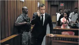  ?? /ALON SKUY ?? Convicted murderer Oscar Pistorius.