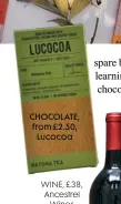  ??  ?? CHOCOLATE, from £2.50, Lucocoa
CHILLI JAM, £5, Single Variety Co