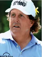  ?? GETTY IMAGES ?? Struggling: Mickelson