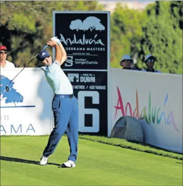  ??  ?? SWING. Sergio García, durante la tercera vuelta del Andalucía Valderrama Masters, en el que es líder.