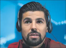  ?? FOTO: GETTY ?? Nolito El ex jugador del Barça B, en la rueda de prensa previa al choque de hoy