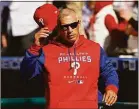  ?? Yong Kim / TNS ?? The Phillies fired manager Joe Girardi on Friday.