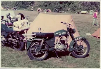  ??  ?? Below: Where it all began – the 250cc Greeves, which opened up a whole new world.