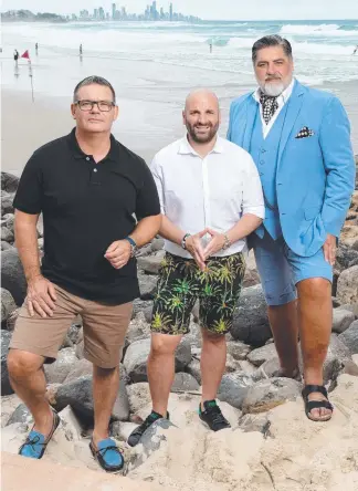  ??  ?? MasterChef judges (from left) Gary Mehigan, George Calombaris and Matt Preston have parted company with the long-running Ten Network hit series.
