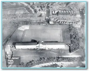  ??  ?? St James’ Park, 1927