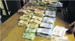  ?? /EMPD ?? The house in Tsakane, Ekurhuleni, where the alleged heist money was found in a trunk buried in the ground and some of the cash recovered.