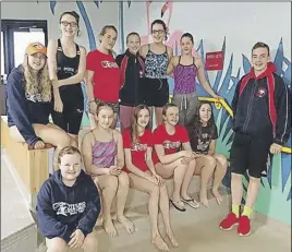  ?? SubmitteD ?? Members of the Truro Centurions swim team fared well in the pool at the recent age group developmen­t meet in Saint John. Centurions who competed were, front row, from left, Julia Hutt-Semple, Madison Bond, Katie Archibald, Amy Barnhill, Emily O’Connor, Benjamin Mingo; second row, Amielia McLeod, Olivia Langley, Shayyn Isenor, Maureen O’Connor, Maria Matheson and Julianne Dowe.