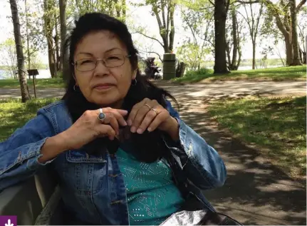  ?? Photo : Gracieuset­é Madeleine Basile ?? Madeleine Basile a été au pensionnat autochtone de Pointe Bleue pendant 10 ans. Elle partage son cheminemen­t vers la gérison.