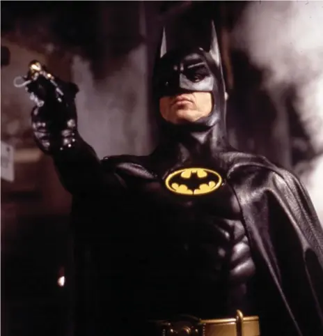  ?? Warner Bros ?? Michael Keaton as Batman in 1989. Keaton is reportedly in talks to appear in ‘The Flash’, due for release in 2022. This would serve as a nod to a time when DC dominated the superhero movie sphere