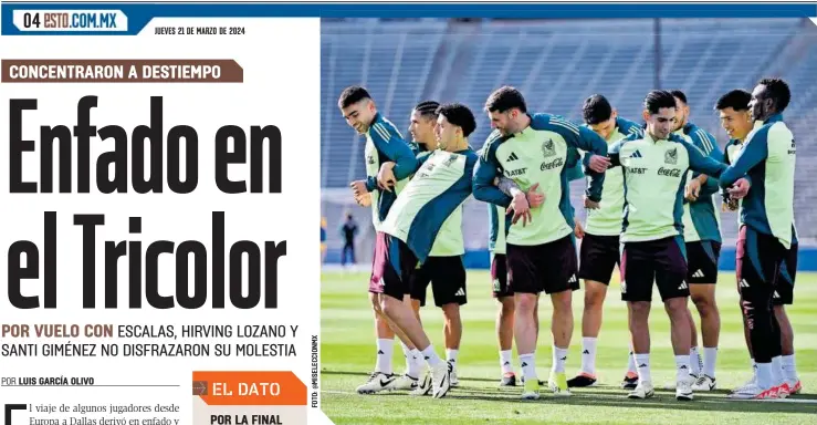  ?? ?? Santiago goza ahora de los entrenamie­ntos con el equipo de Lozano y bromea con sus compañeros.