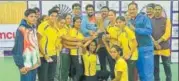  ?? HOCKEY INDIA ?? Uttar Pradesh women had a thirdplace finish at the 5aide national hockey championsh­ip at Pune.