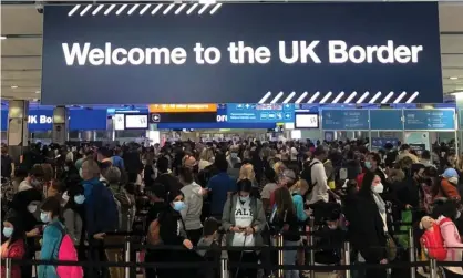  ?? ?? The EU fears airline staff won’t be able to tell the difference between people with ‘settled’ and ‘pre-settled’ status. Photograph: Guy Faulconbri­dge/Reuters