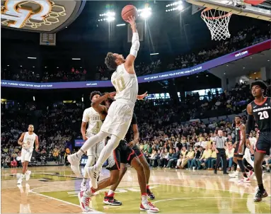  ?? HYOSUB SHIN / HSHIN@AJC.COM ?? Georgia Tech guard Jose Alvarado missed 17 of his 20 shots Saturday against Georgia, including all six of his 3-point attempts. He finished the 70-59 loss to Georgia with 11 points.