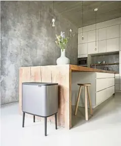  ??  ?? Bo Touch Bin is proof that a bin can be a great practical addition to your interior.