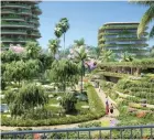  ?? ?? Aman will recreate the botanical gardens at its property in Dubai