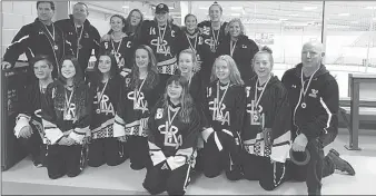  ?? Submitted photo ?? The Lethbridge Rattlers U16 ringette team was 4-0 at the Mississaug­a Ringette Tournament, winning the gold medal.