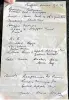  ??  ?? Mary Corcoran’s Home Science Catering recipe box was found in the hotel’s kitchen, left; and her handwritte­n menu.