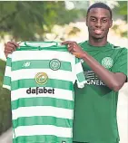  ??  ?? TALENTED Celtic signing Timothy Weah