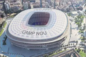  ?? FOTO: FC BARCELONA ?? Así debe ser el nuevo Camp Nou en 2022 cuando acaben las obras