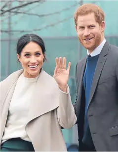  ?? Picture: PA. ?? Meghan Markle and Prince Harry.