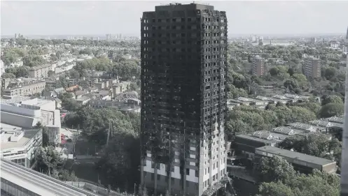  ??  ?? 0 Flats in Glasgow have been found to feature the cladding implicated in the Grenfell Tower blaze