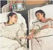  ?? SELENA GOMEZ VIA AP ?? Selena Gomez, right, holds hands with actress Francia Raisa, who gave Gomez a kidney.