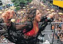  ?? ERNESTO RODRIGUES/ESTADÃO ?? A rainha. ‘Povo precisa se juntar’, diz Daniela Mercury