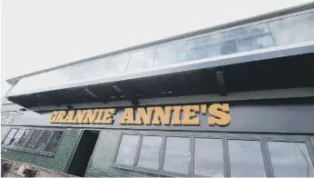  ??  ?? Grannie Annie’s hopes extending its outdoor area will help the business when it reopens.