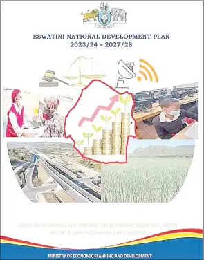  ?? ?? The NDP document which was presented by the Ministry of Economic Planning and Developmen­t early this year.