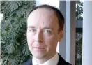  ?? FOTO: LEHTIKUVA / ANNIINA LUOTONEN ?? JUSSI HALLA-AHO