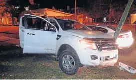  ?? (POLICÍA DE CÓRDOBA) ?? Un ladrón que huía de la Policía chocó y cayó preso.