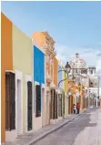  ??  ?? Unesco-Weltkultur­erbe: Campeche mit seinen hübschen Häuschen in Pastellfar­ben.