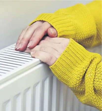  ?? ?? It’s not time to turn on the heating yet – but when it is energy bills will go up