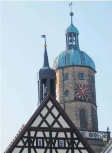  ?? ARCHIVFOTO: MÖC ?? Die Gottesdien­ste werden vom Balkon der evangelisc­hen Stadtkirch­e gehalten.