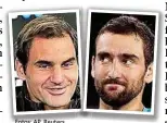  ?? Fotos: AP, AP Reuters Reut ?? Roger Federer & Marin Cilic