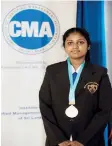  ??  ?? Dulani Rasanthika
2017 A/L Island First-Commerce Sujatha Balika -Matara CMA Brand Ambassador