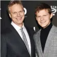  ?? THE ASSOCIATED PRESS ?? Veteran director-writer Peter Hedges, left, teamed his son, Lucas, with superstar Julia Roberts to form a dream lineup.