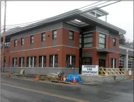  ?? Joseph Fitzgerald photo ?? An exterior view of Uxbridge’s new, $9.25 million central fire station.