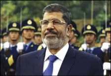  ??  ?? الرئيس المصري الأسبق محمد مرسي