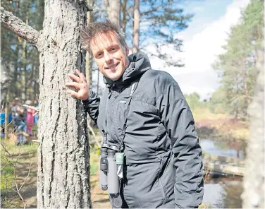  ??  ?? Meet wildlife TV presenter Nick Baker at the Grant Arms Hotel in Grantown-on-Spey