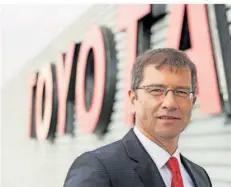  ?? FOTO: TOYOTA ?? Thomas Schalberge­r, Pressespre­cher von Toyota Deutschlan­d.