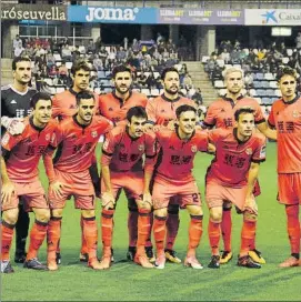  ?? FOTO: LLEONARD DELSHAMS/SEGRE ?? ‘Once’ titular de la Real Sociedad el jueves en Lleida