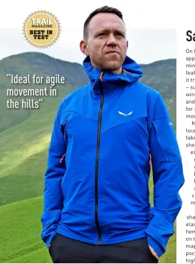  ?? ?? “Ideal for agile movement in the hills”